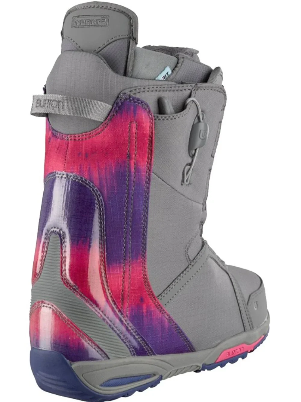 NEW $399 Burton Felix Snowboard Boots! Size 7 Euro 38  Gray & Pink  Speed Lacing